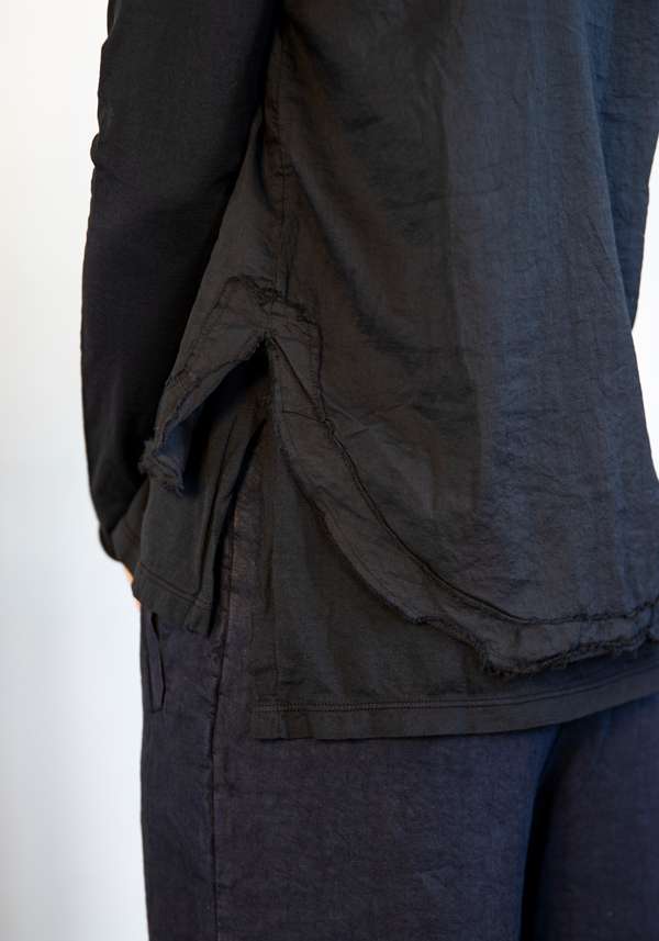 Rose & Lini MJW BLACK LONG SLEEVED T-SHIRT Acquista Ora