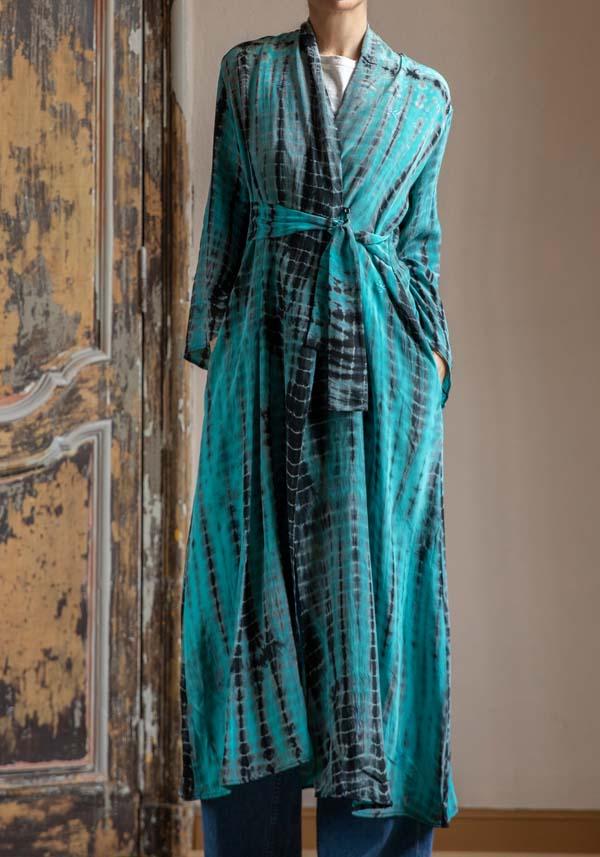 Rose & Lini OBIDI PATTERNED SILK “AMBER DRESS” TIFFANY Convenienza