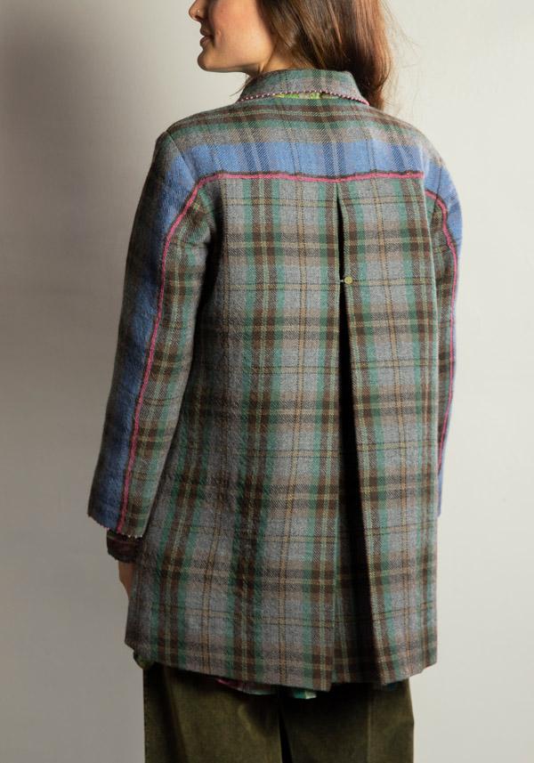 Rose & Lini PERO WOOL & SILK REVERSIBLE “JACKET FLL01” STONE GREY Novità