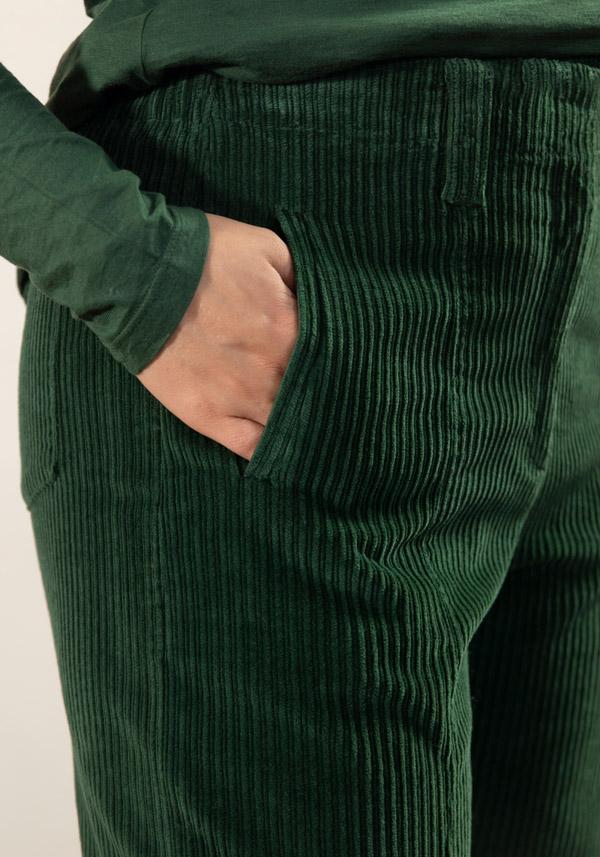 Rose & Lini BARBARA TANI “PANTS 462 V03” CORDUROY MINT Saldi