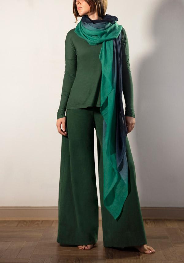 Rose & Lini BARBARA TANI COTTON & CASHMERE “TSHIRT 1585 CCL” MINT Shopping online