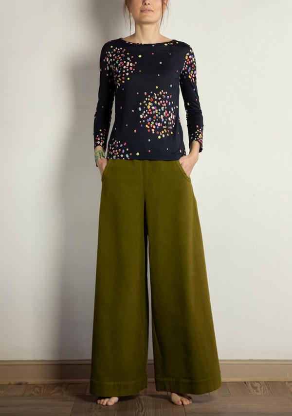 Rose & Lini BARBARA TANI COTTON & CASHMERE “TSHIRT 1590 CCLS” 4P PATTERN Vendite stagionali
