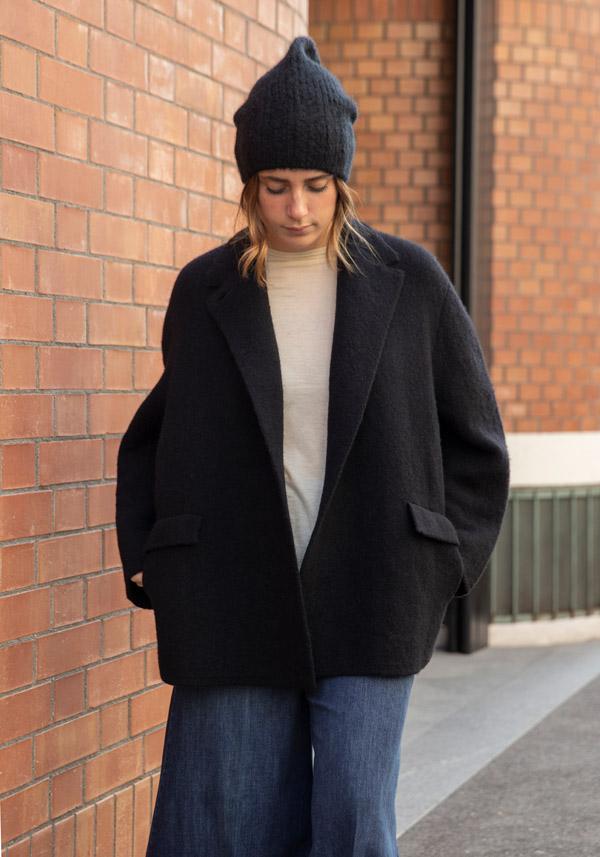 Rose & Lini BOBOUTIC WOOL JACKET “4765” BLACK Black Friday
