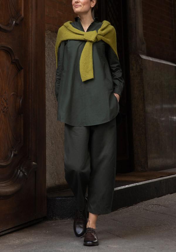 Rose & Lini APUNTOB COTTON “PANT 540” FOREST GREEN Offerta Pasqua