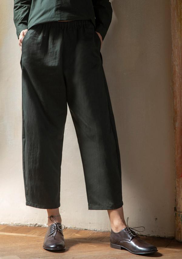 Rose & Lini APUNTOB COTTON “PANT 540” FOREST GREEN Offerta Pasqua