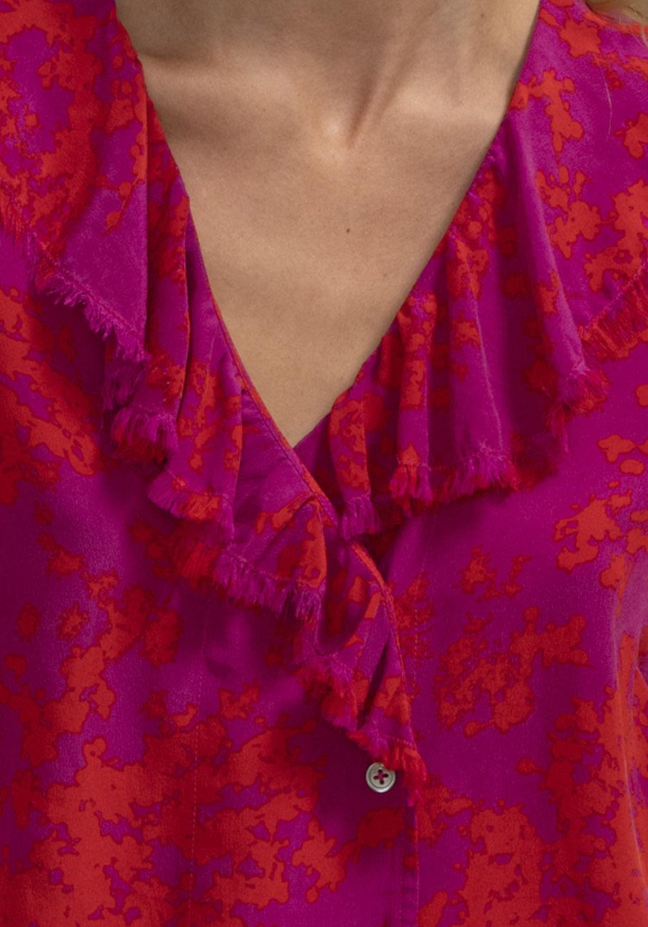 Rose & Lini AN AN LONDREE SILK “PLAY BLOUSE” PINK Smaltimento dello stoccaggio