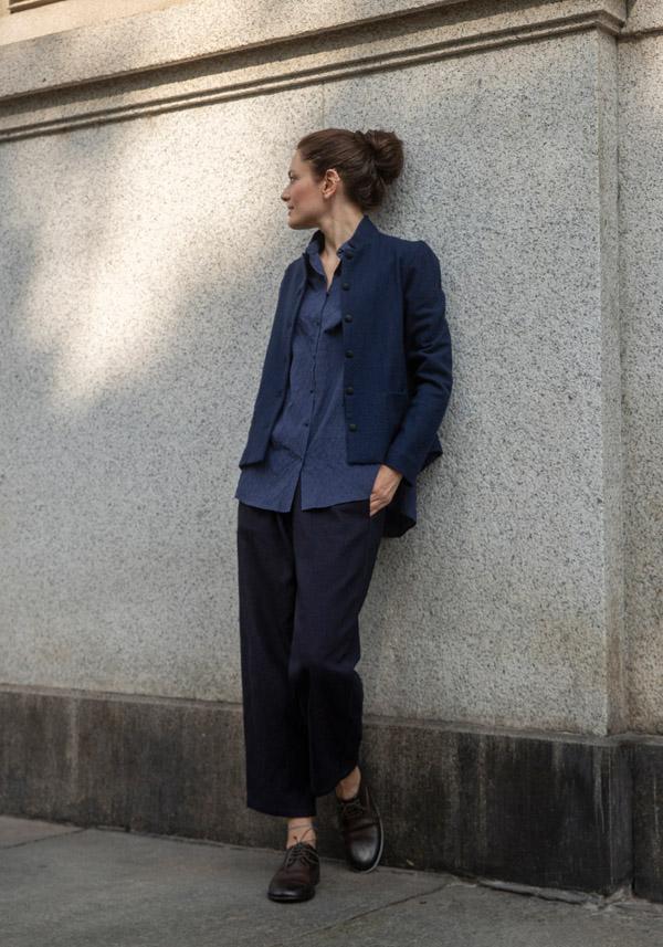 Rose & Lini APUNTOB COTTON “PANT 540” INDIGO BLUE Latest fashion