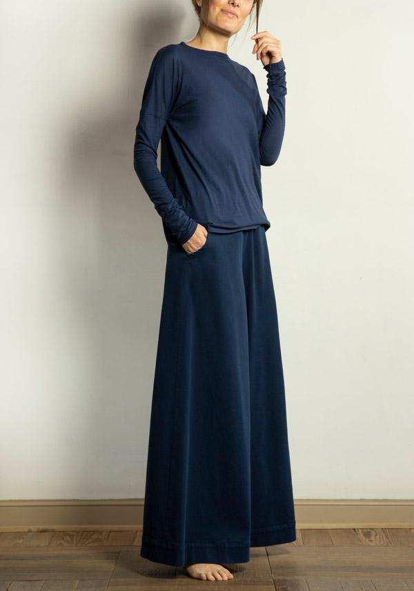 Rose & Lini BARBARA TANI COTTON “PANTS 457 C01” BLUE Nuovi prodotti