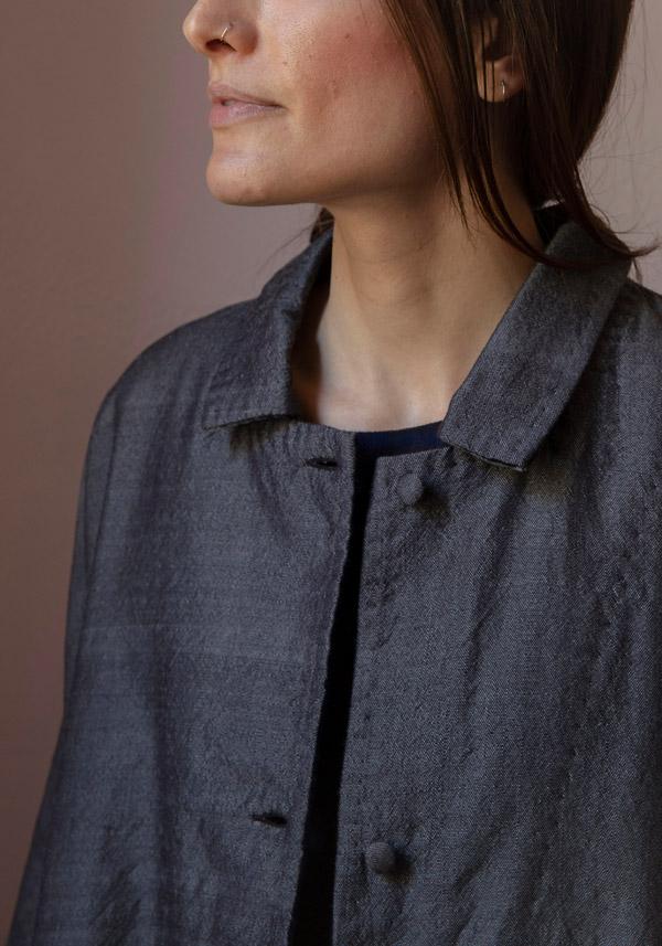 Rose & Lini AODRESS REVERSIBLE WOOL “COAT 15” RAAT BROWN Prezzo basso