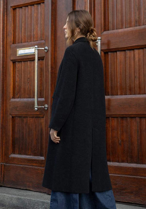 Rose & Lini BOBOUTIC WOOL BLACK LONG COAT “4778” ACQUISTA ORA