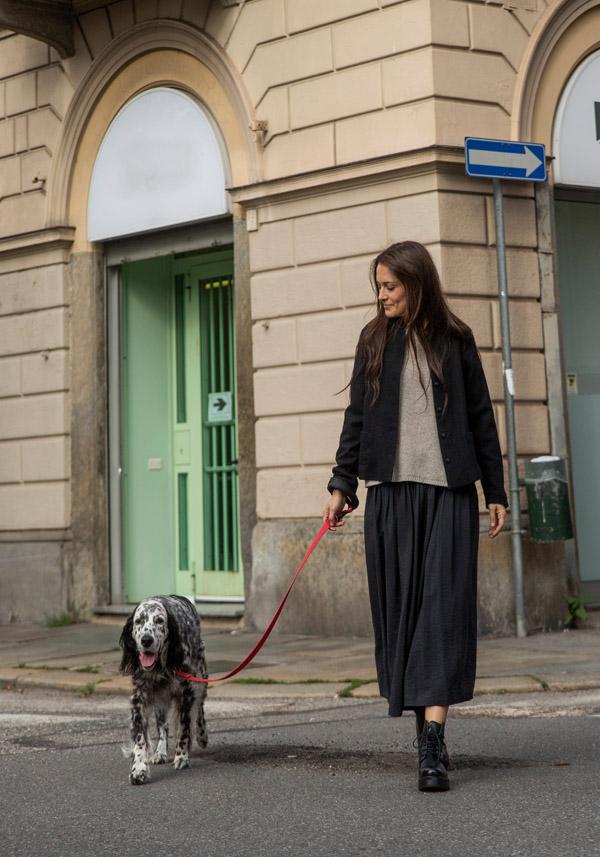 Rose & Lini APUNTOB SILK “SKIRT 1883” BLACK Fino al 60% di sconto
