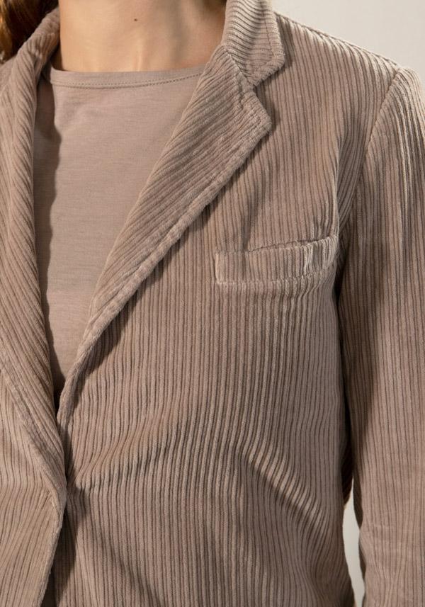 Rose & Lini BARBARA TANI COTTON “JACKET 705 V03” CORDUROY PETALO Solo un giorno rimasto