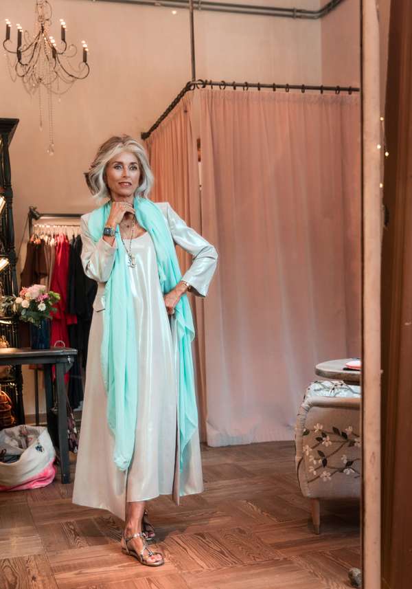 Rose & Lini CO.GO SATIN “DUST COAT 11101” Limitato a 3 giorni