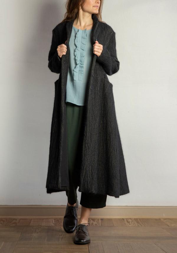 Rose & Lini APUNTOB WOOL “SHIRT 1845” SEA BLUE Pezzi Unici