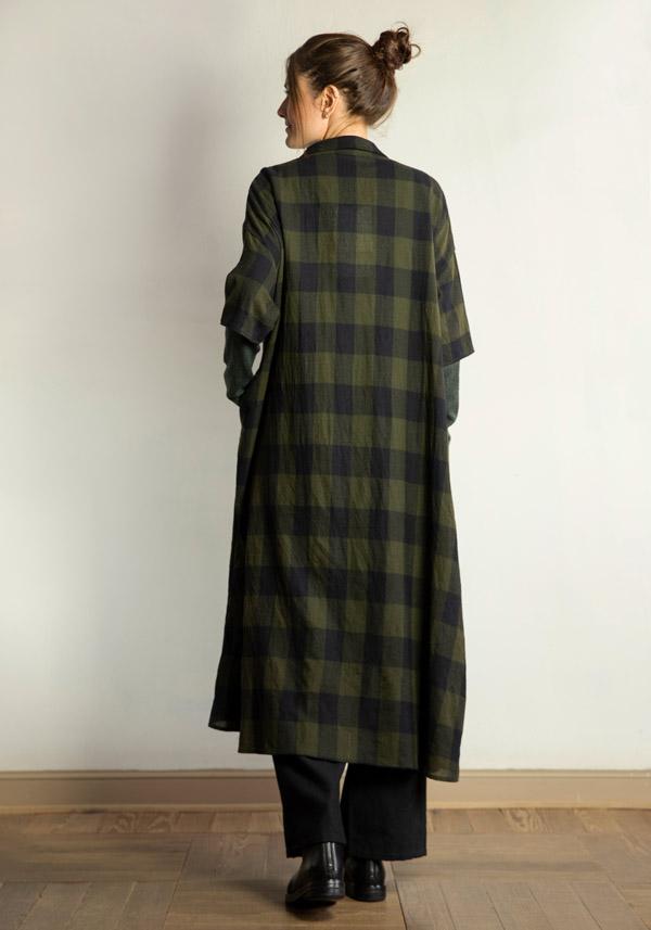Rose & Lini APUNTOB WOOL CHECKED “DRESS 1813” MILITARY Acquista Ora