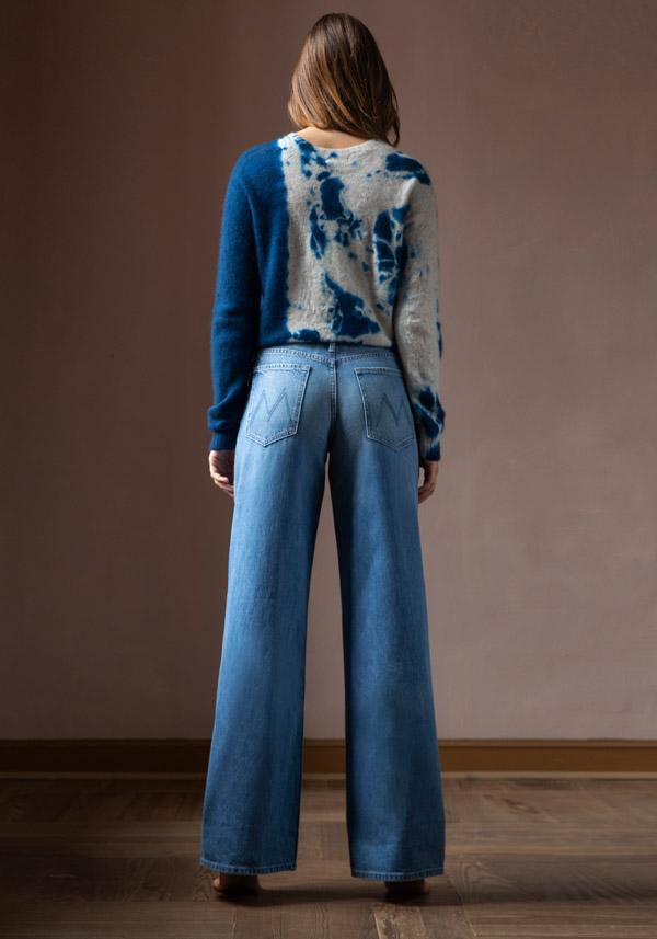 Rose & Lini MOTHER DENIM “LOVE LINE” DENIM BLUE JEANS Sottocosto