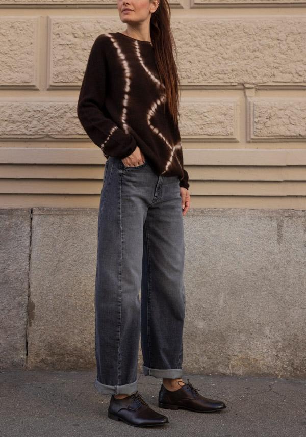 Rose & Lini MOTHER DENIM “THE HALF PIPE FLOOD” STONE JEANS Convenienza