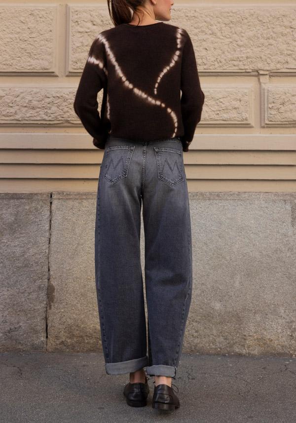 Rose & Lini MOTHER DENIM “THE HALF PIPE FLOOD” STONE JEANS Convenienza