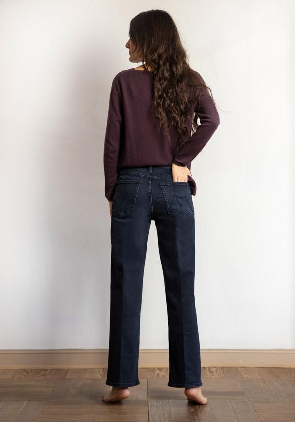 Rose & Lini MOTHER DENIM “MID RISE RAMBLER” NIGHT BLUE JEANS Presa