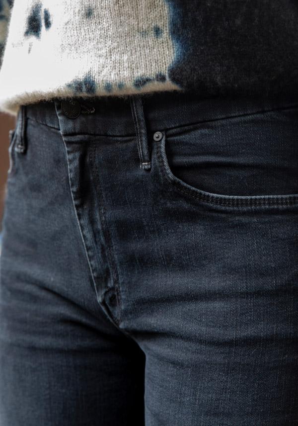 Rose & Lini MOTHER DENIM “THE ROLLER FRAY” NAVY JEANS Sconto