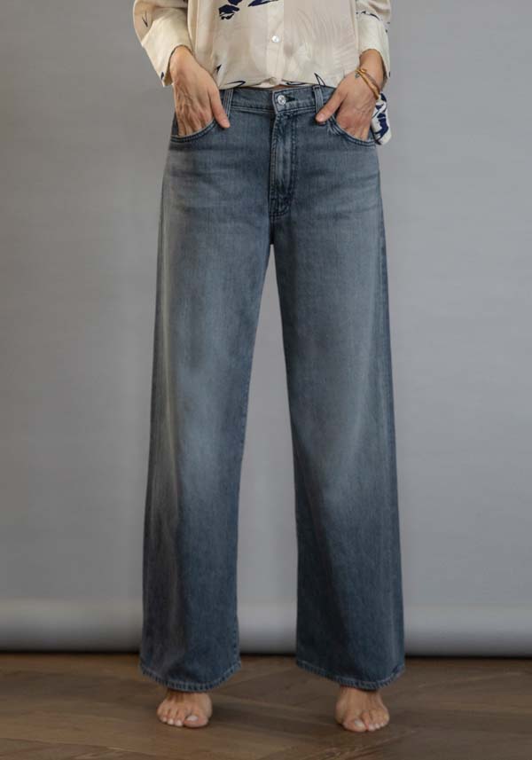 Rose & Lini MOTHER DENIM “THE DODGER ANKLE” BLACK JEANS Economico
