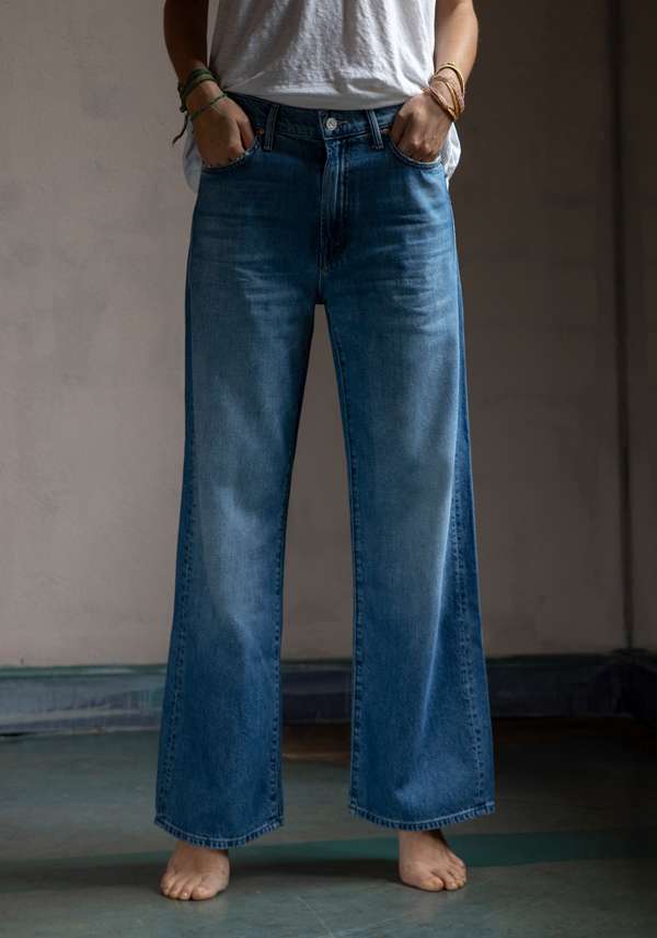Rose & Lini MOTHER DENIM “THE DODGER ANKLE” BLUE JEANS Online