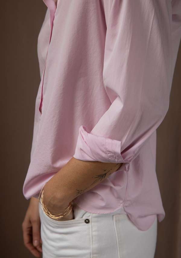 Rose & Lini FINAMORE PINK “MARA” SHIRT Saldi