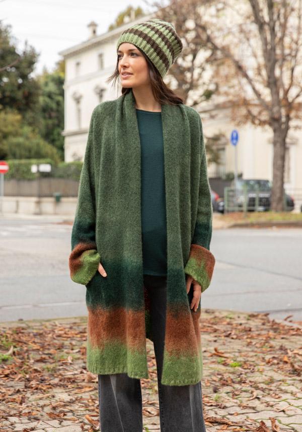 Rose & Lini MAJESTIC CASHMERE “COL BATEAU 607” FOREST GREEN SWEATER Vendita Economica