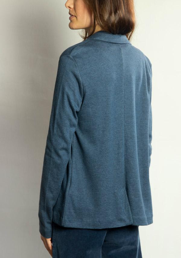 Rose & Lini MAJESTIC COTTON & CASHMERE “VESTE 167” ENCRE JACKET Saldi Di Fabbrica