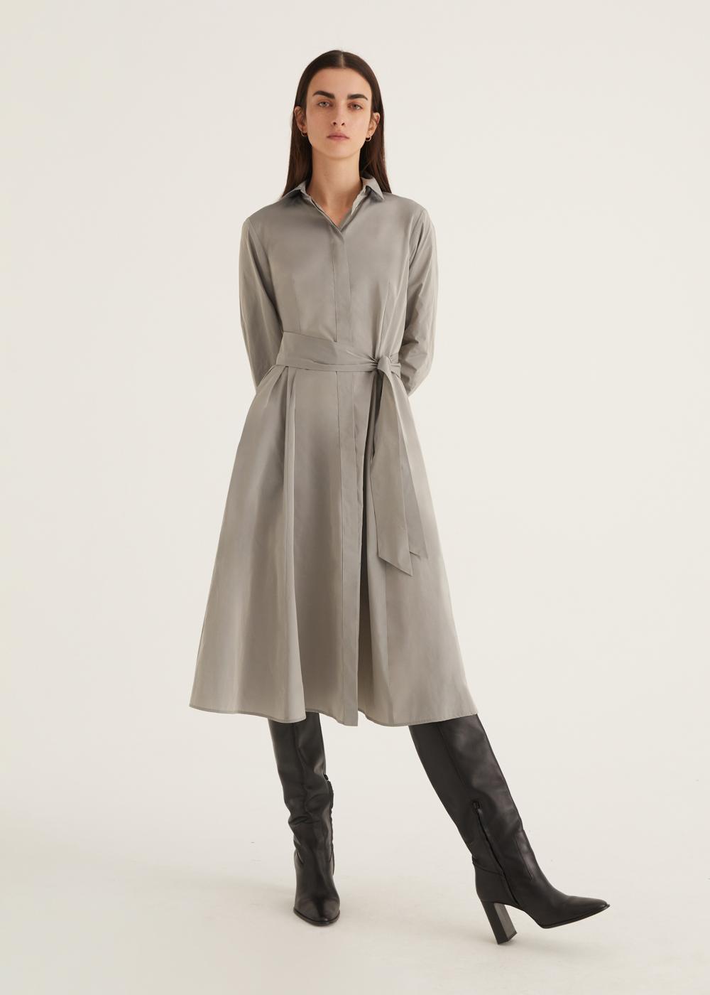 Rosso35 Abito camicia accostato con cintura Outlet