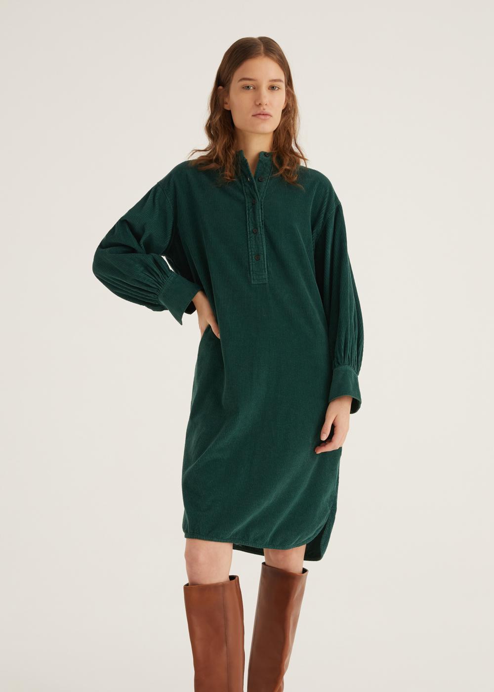 Rosso35 Abito camicia con manica ampia In Vendita
