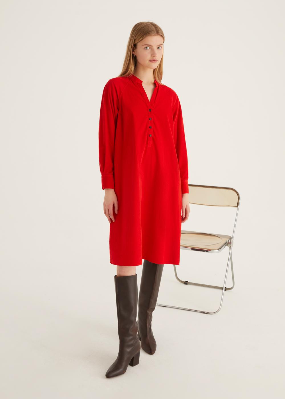 Rosso35 Abito polo corto con svasatura Italy