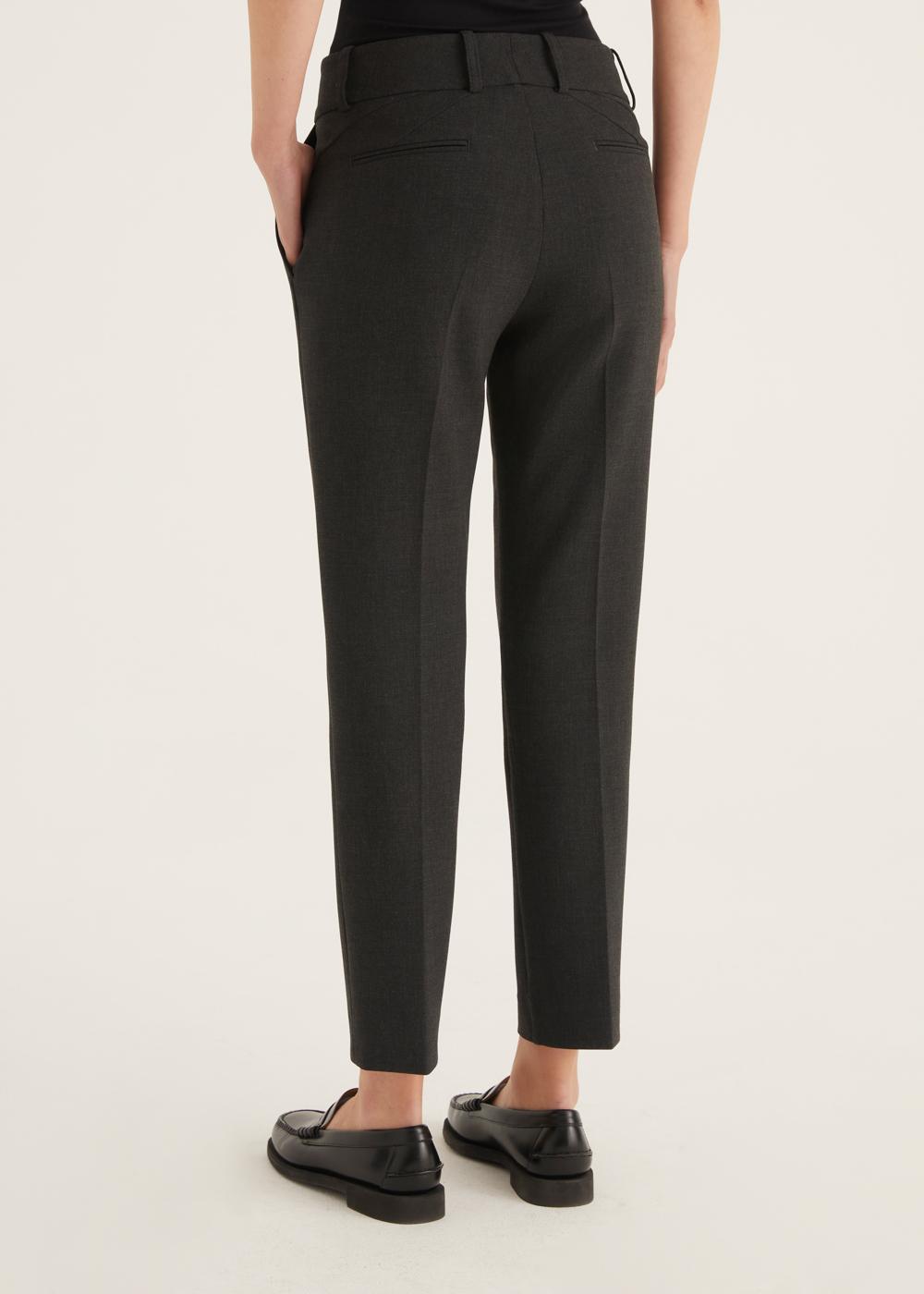 Rosso35 Pantalon capri “Kim” con zip frontale Acquista Ora