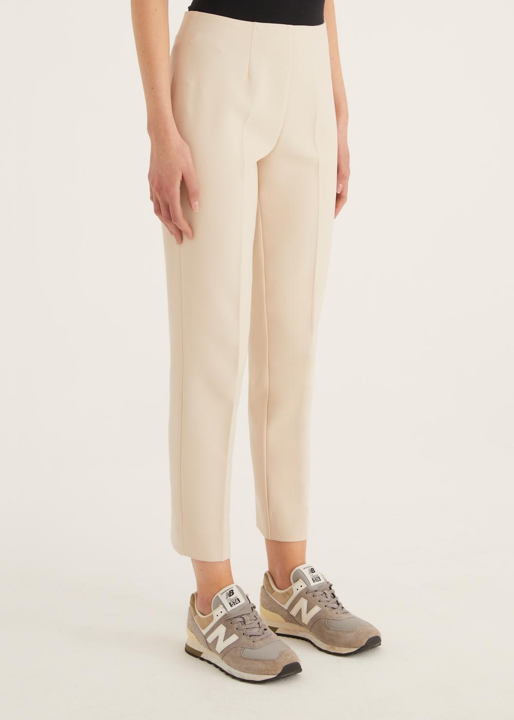 Rosso35 Pantalone capri “Audrey” con zip laterale Presa
