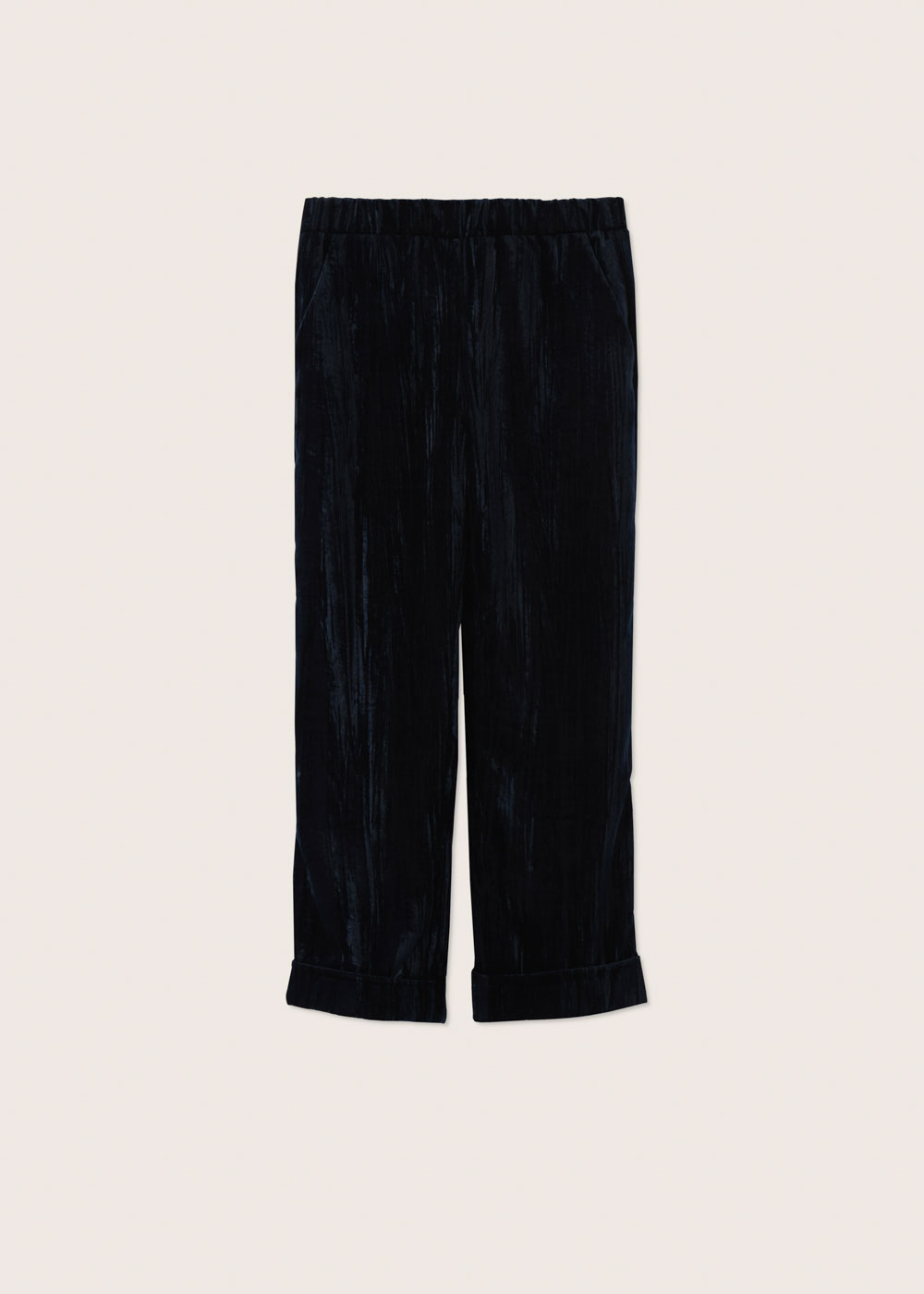 Rosso35 Pantalone con risvolto ed elastico in vita Online