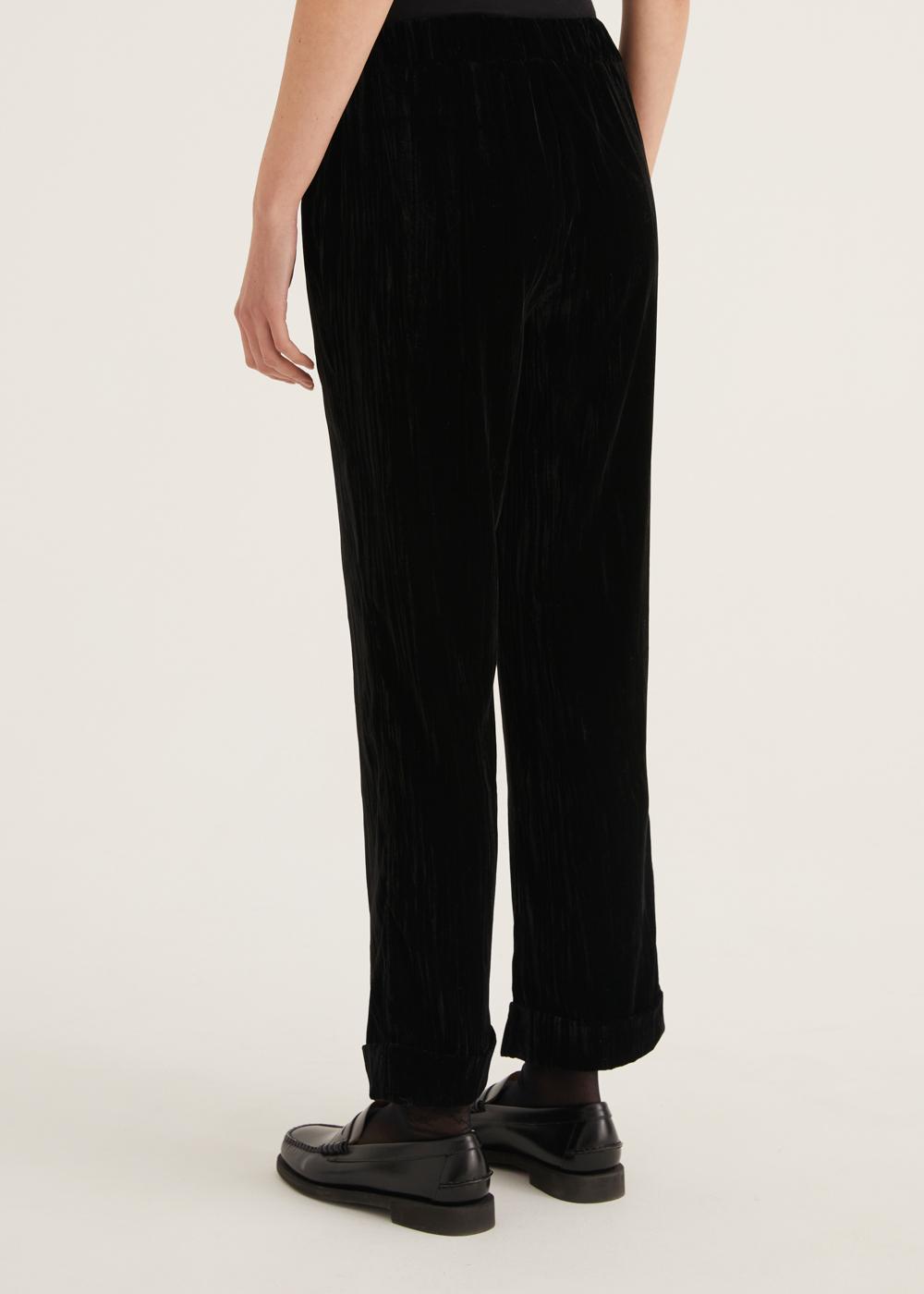 Rosso35 Pantalone con risvolto ed elastico in vita Online