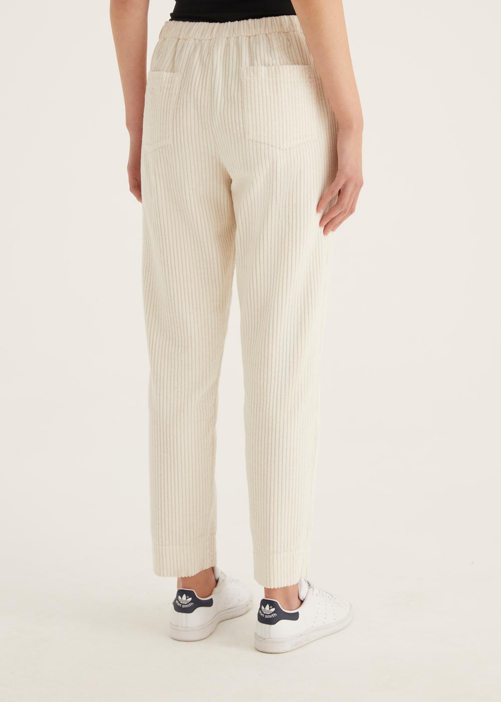 Rosso35 Pantalone dritto con elastico dietro in vita Saldi