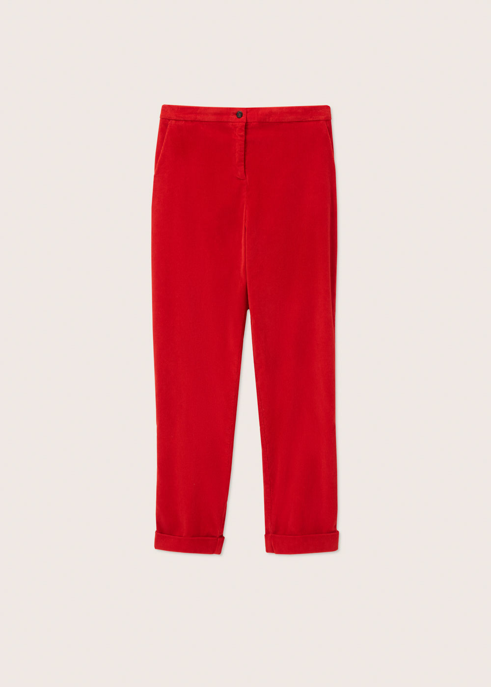 Rosso35 Pantalone dritto con elastico dietro in vita Offerte