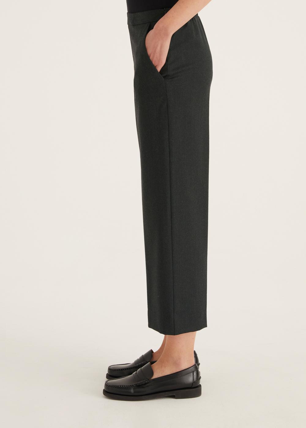 Rosso35 Pantalone dritto con elastico dietro in vita Vendita Calda