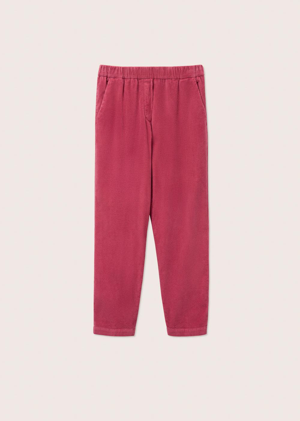 Rosso35 Pantalone dritto con elastico in vita Saldi Di Fabbrica