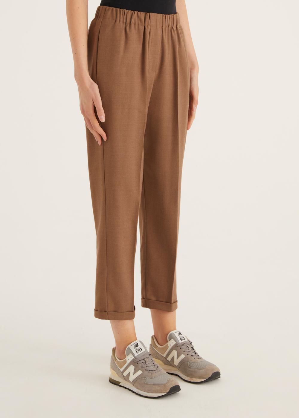Rosso35 Pantalone dritto con elastico in vita Vendite Flash