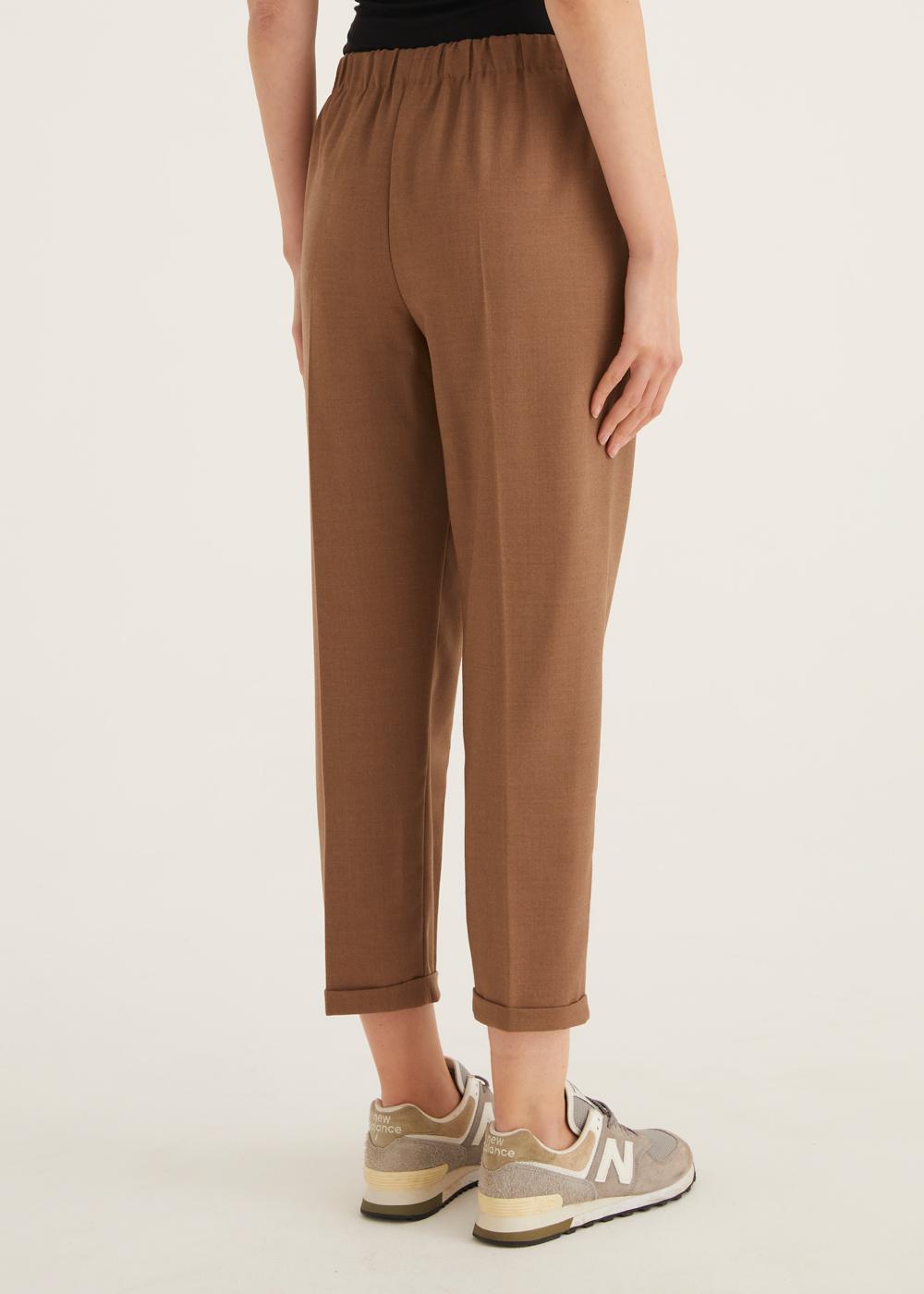 Rosso35 Pantalone dritto con elastico in vita Vendite Flash