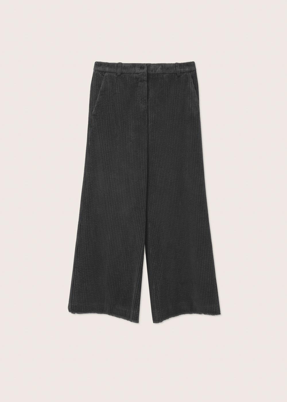Rosso35 Pantalone svasato con orlo taglio vivo Nuova