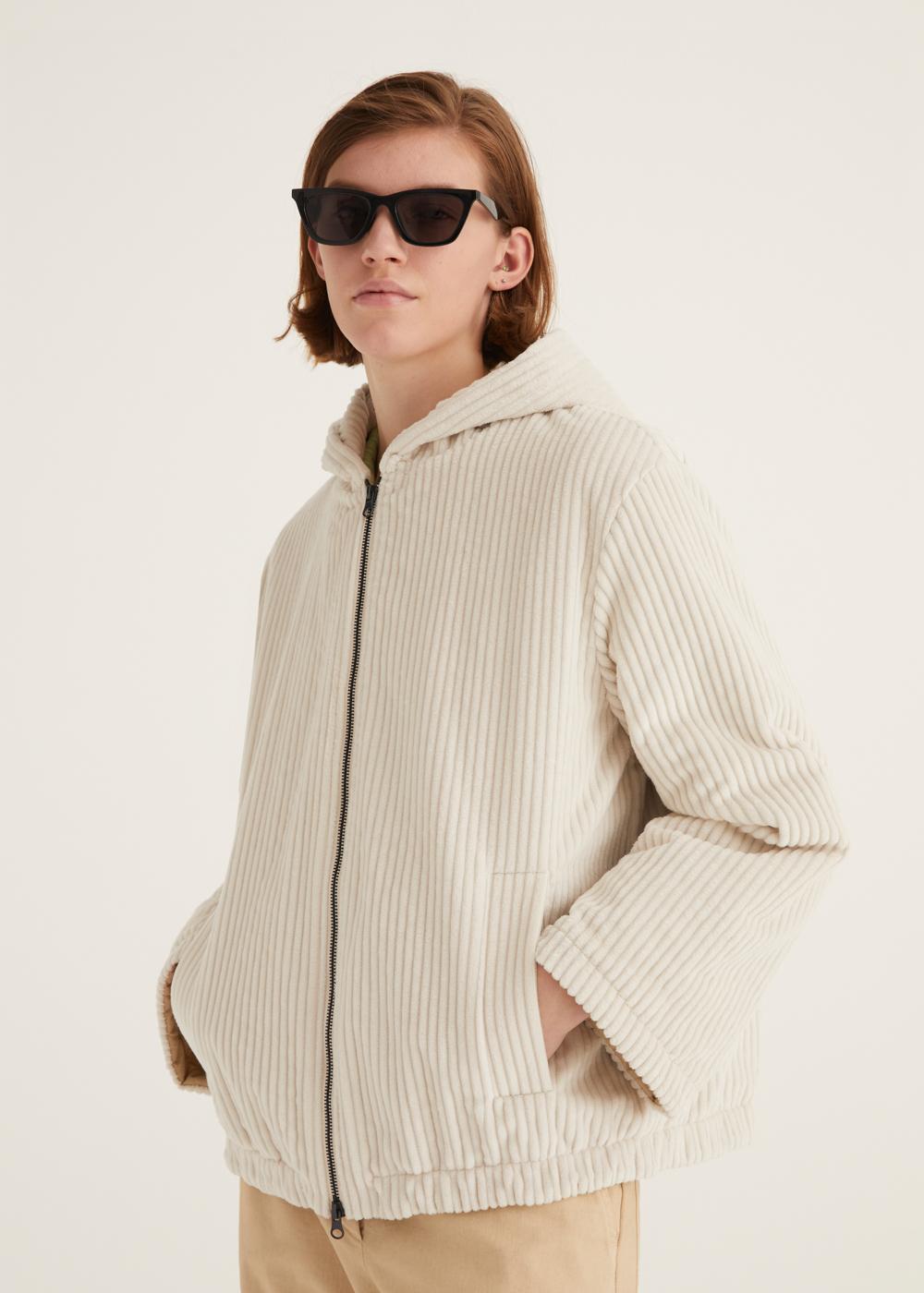 Rosso35 Caban imbottito con cappuccio Saldi Di Fabbrica