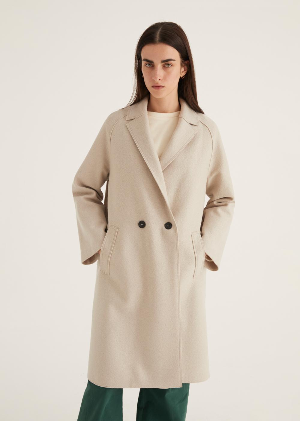 Rosso35 Cappotto doppiopetto taglio vivo Moda