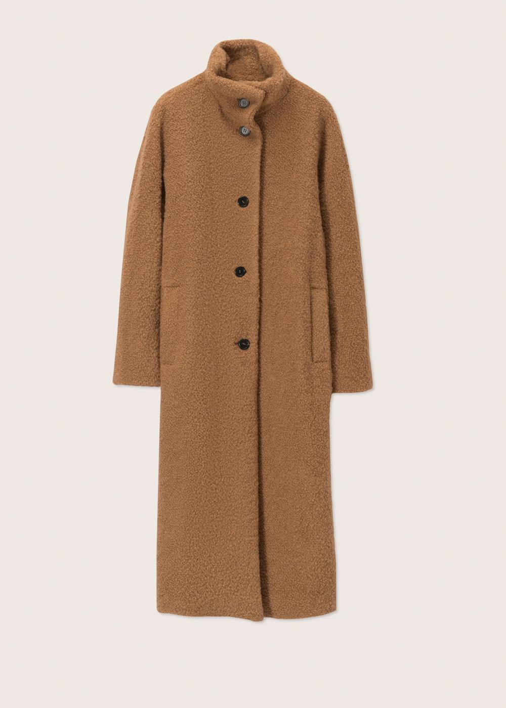 Rosso35 Cappotto lungo collo in piedi 2025