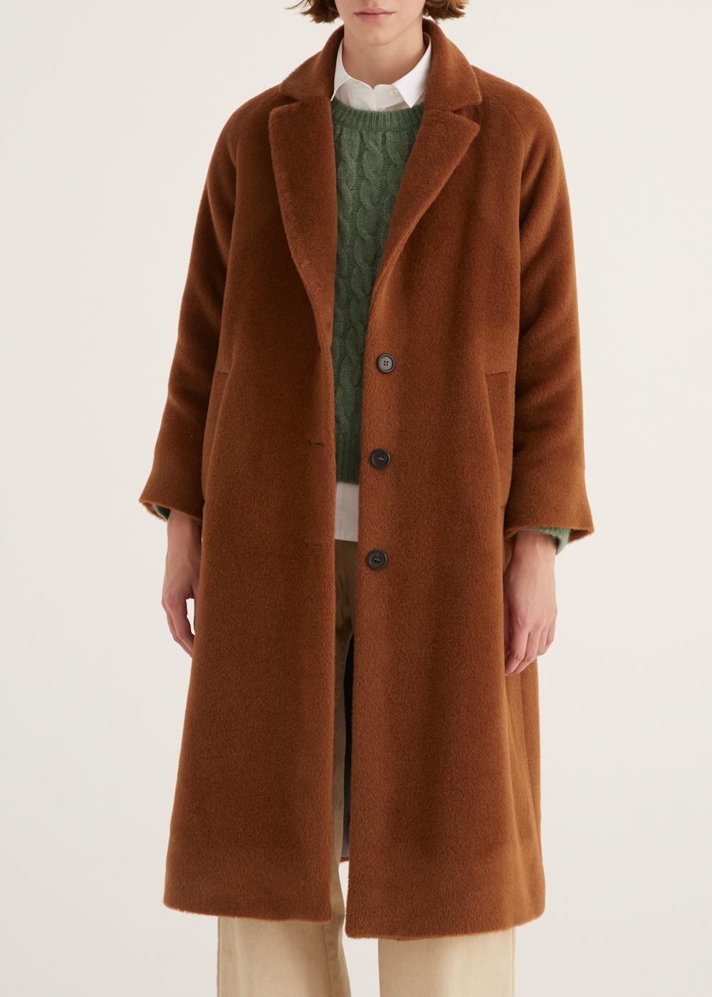 Rosso35 Cappotto lungo monopetto Italy