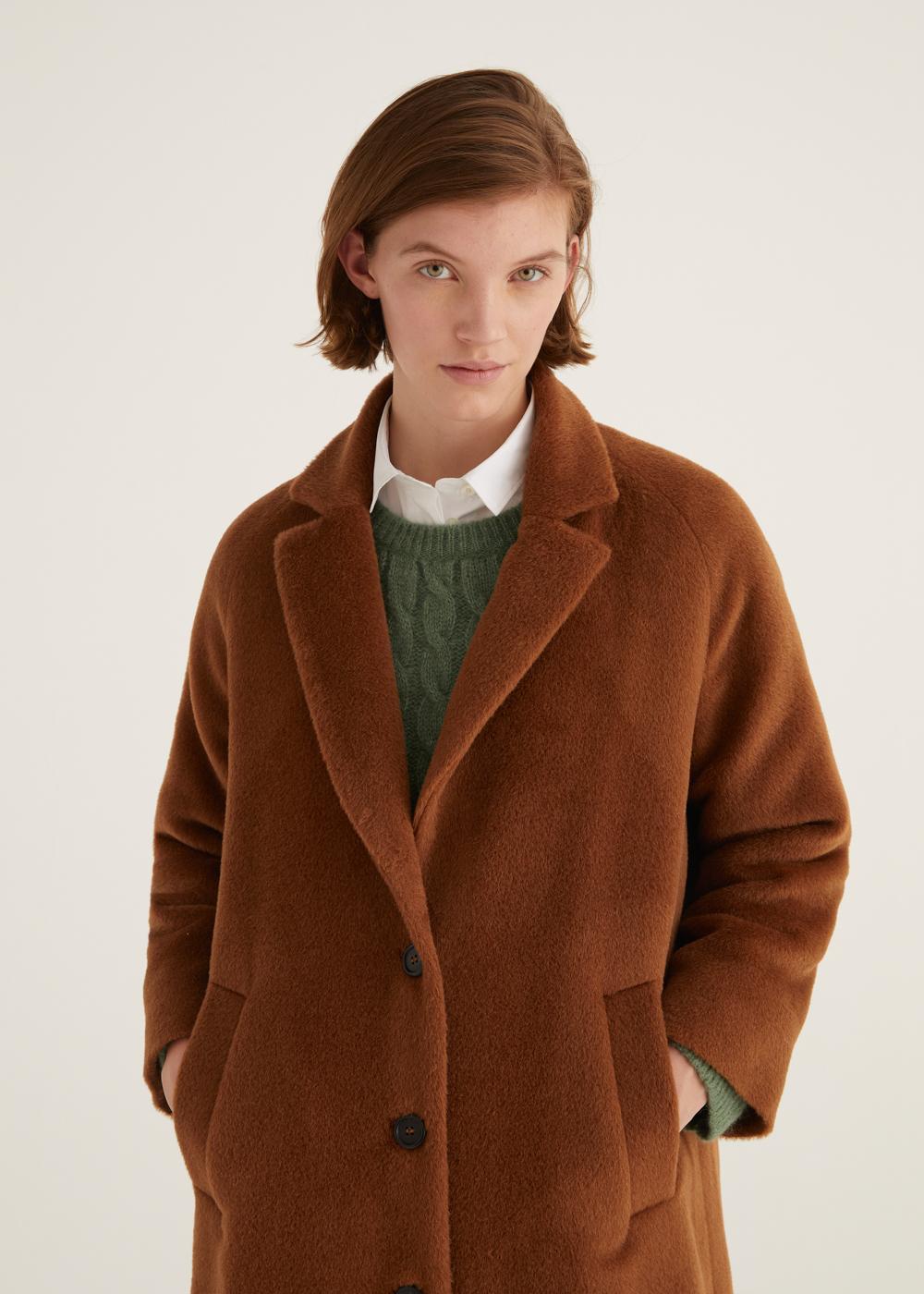 Rosso35 Cappotto lungo monopetto Italy