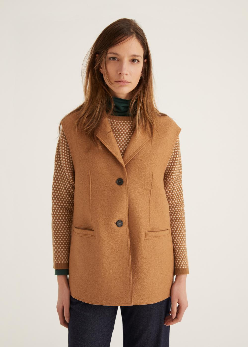 Rosso35 Gilet lungo taglio vivo Convenienza