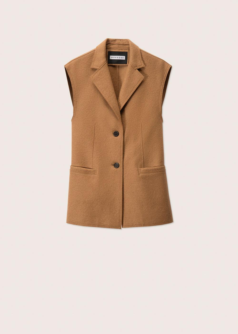 Rosso35 Gilet lungo taglio vivo Convenienza